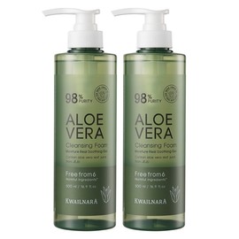 Aloe large-capacity cleansing foam 500ml 2pcs + 150ml / 알로에 대용량 클렌징폼 500ml 2개+150ml