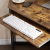 Vecelo Home Office Table Corner Desk Laptop Computer Table Keyboard