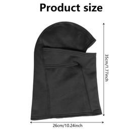 KFSCIP Ski Mask, Ski Mask Kids, Black Balaclava, Balaclava, Kids Balaclava, Boy Girl Neck Warmer for Motorcycle, Cycling, Skiing, Snowboard, Riding, Hunting, Hiking, Outdoor Sports - Black ﻿