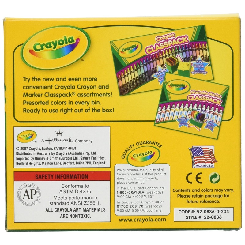 Crayola Crayons, Black, Single Color Crayon Refill, 12 Count Bulk