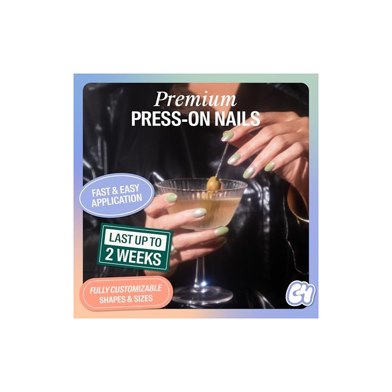 Chillhouse Kit De Uñas Chill Tips Press On -(Ovaladas)- 24