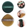 12 Pcs Round Soft Powder Sponge Washable Cotton Powder Puff