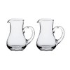 Mozacona 2pcs Glass Creamer Pitcher Sauce Serving Pitcher Milk Creamer