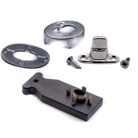 Turnbutton fastener 8mm kit with cutting tool Eyelet, bases, screws for boat canopy canvas cover twist fastener (10)