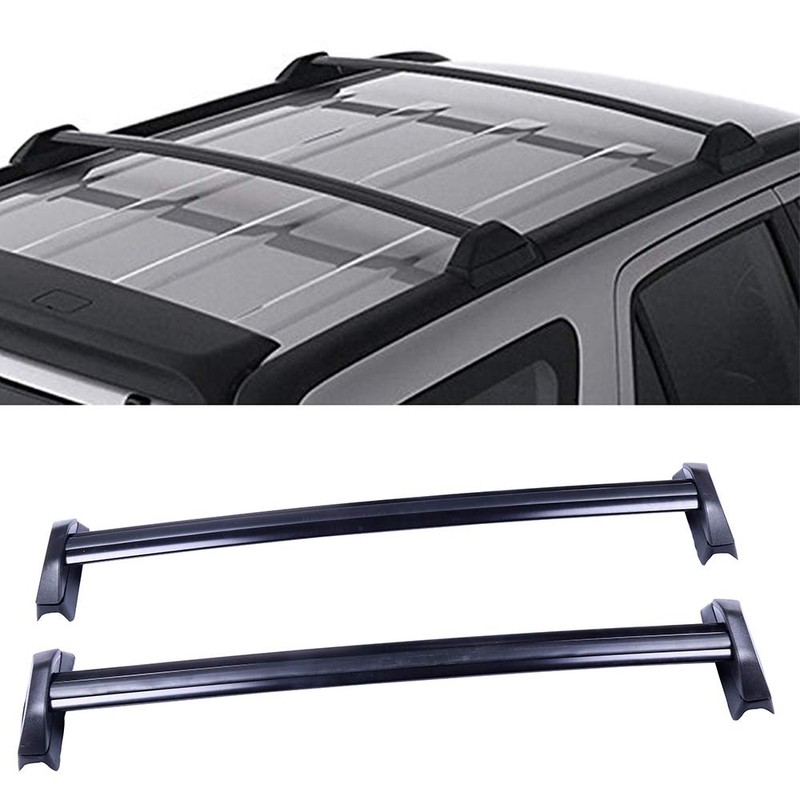 2PCS Black Roof Rack Crossbars Replacement for CR-V 2.4L 4Doors
