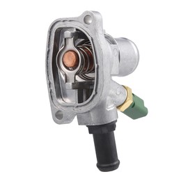 A ABSOPRO Engine Coolant Thermostat Housing Assembly for Fiat 500 2007-2020