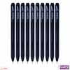 CLARO Trion SRT Retractable Ballpoint Pens, BLACK, Fine Point (0.7mm),