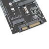 M.2 to SATA Converter Adapter, SATA M.2 + MSATA to