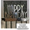 Happy Birthday Metal Cutting Dies Stencils DIY Card Craft Embossing