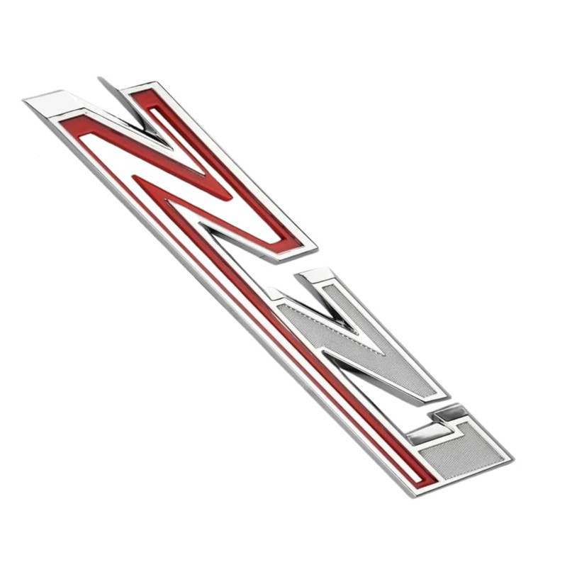 2PCS ⁠Chrome & Red 2019-2026 for Silverado Z71 Emblem Badge