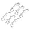 6Pcs Double End Snap Hook Stainless Steel Multifunctional Double Ended