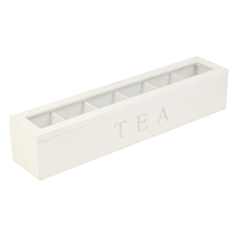 Wooden Tea Box Storage Organiser, Tea Bag Holder for Various