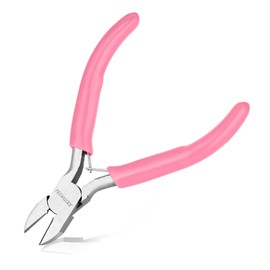 LEONTOOL Mini Nipper, Tool, Handicraft, Spring Included, Small Nipper, Diagonal Pliers, Wire Nipper, Mini Micro, Plastic Nipper, Cut, Fine Work, Cutting Blades, Lightweight, Compact, Beads, Professional, Hobby Use, Tools, DIY Accessories, Jewelry Making,