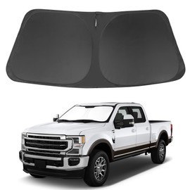 Windshield Sun Shade Custom Fit for 2017-2022 Ford Super Duty F250 F350 F450 F550 Accessories Front Window Sunshade Keep Car Cooler
