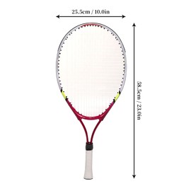Topyond Kids Tennis Racket, 23 inch Aluminum Tennis Racket, Junior Training Tennis Racket, Perfect Practice Tool Between Beginners