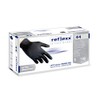 Reflexx R44, Latexhandschuhe puderfrei., L, Schwarz , 100