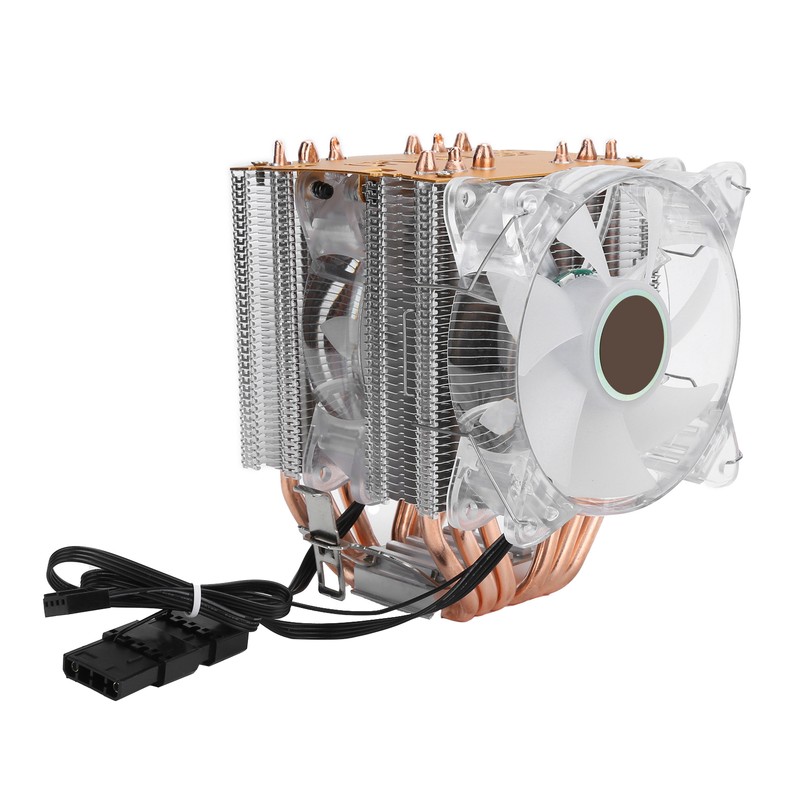 LANSHUO CPU Cooler Computer Supplies 4Pin for Intel LGA/775/1155/1156/1366 AMD/AM2/AM2+/AM3
