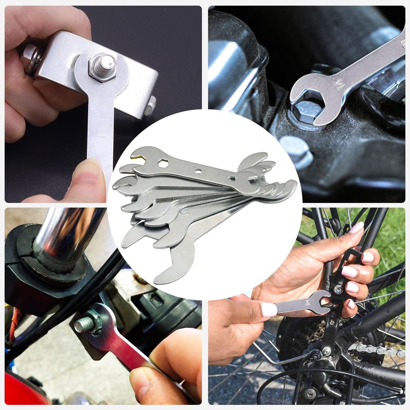 Singzhu Ultra Thin Double Open End Wrench Set - 6