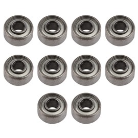 Mini Ball Bearings 3 mm, Pack of 10 Miniature Ball Bearings, Miniature Double Shield Bearing Ball Bearing 3 x 8 x 4 mm (693ZZ 3 x 8 x 4 mm)