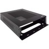 NavePoint 2U Vertical Wall Mountable Server Rack, Black