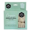 Ever Eco 4 Pack Reusable Organic Cotton Net Produce Bags