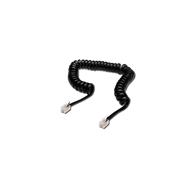 DIGITUS UAE connection cable, RJ10 M/M, 4.0m, CU, 4x7x0,12mm, flat,