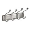 InterDesign York Lyra Wall Mount Storage Rack – Hanging Hooks