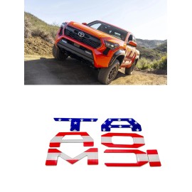 custom emblems US Flag Tailgate raised letters compatible with TOYOTA TACOMA 24 25