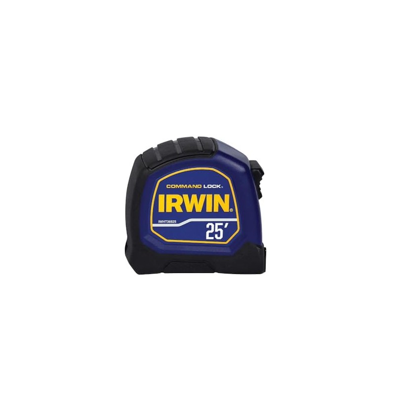 IRWIN Command Lock Tape Measure - 25ft Heavy-Duty Imperial Read