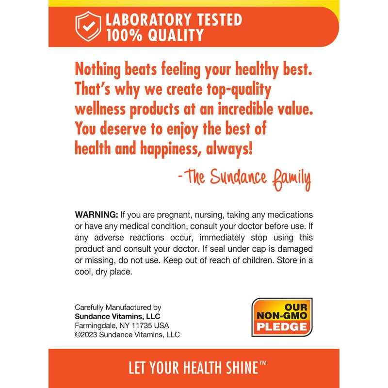 Sundance Absorbable Zinc with Vitamin C | 50mg | 50
