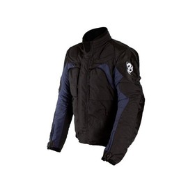 Dragon Rider Flight Textile Motorcycle Jacket - Black-Blue - Large