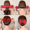 88flix Deft Bang Hair Bun Hair Maker Green Ribbon Deft