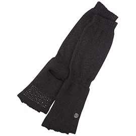 Thuria Caldogetta Yoga Socks, Five Finger Type, Anti-Slip, Moisture Absorption, Heat Generating, ashgray