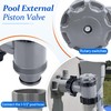 Pool Plunger Valve 12355 Large Inlet Air Nozzle Fits for