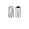 sourcing map Socket Set Screws,25Pcs 1/4"x1/2"- 304 Stainless Steel Hex
