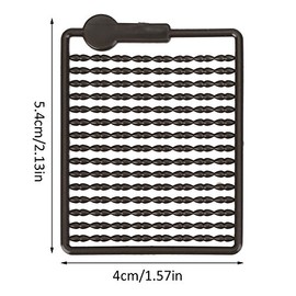 Zerone Boilie Bait Stops, 10Pcs Durable Hair Rig Boilie Bait Stoppers Frame Carp Fishing Tackle Accessory