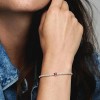 Pulseras De Plata 925 Mujer Rubí De Corazón Elegantes Regalo
