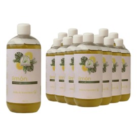 Shampoo De Limón Cuero Cabelludo Fuerte (500ml) 12 Pack