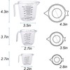 Plastic Measuring Jug, Measuring Cup Jugs for Baking Cooking, 150ML,