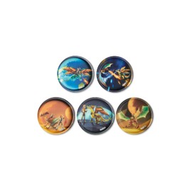 ergobag Klettie Set, Motif World, Theme World, Velcro Surfaces, Collecting Fun, Personalisation, Flying Dragon, Colourful