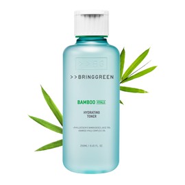 BRING GREEN Bamboo HYALU Hydrating Toner | Mild Daily Refreshing Toner formulated with Hyaluronic Acids to Provide Deep Hydration to Dry, Dull Skin 8.45 Fl. Oz., 250ml