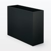 MUJI 83364687 Polypropylene File Box, Standard Type, Dark Gray, For