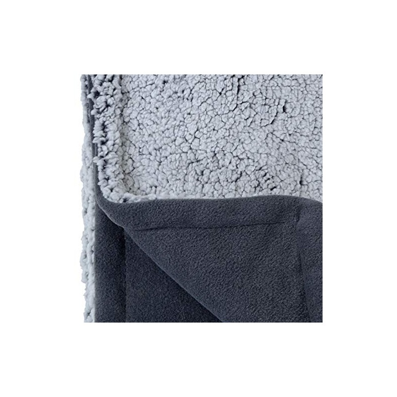 Hodge and Hodge Luxurious Thick Sherpa Fleece Blanket Throw Reversible