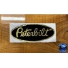 Peterbilt Black/Gold OEM replacement Peterbilt decal emblem genuine size &
