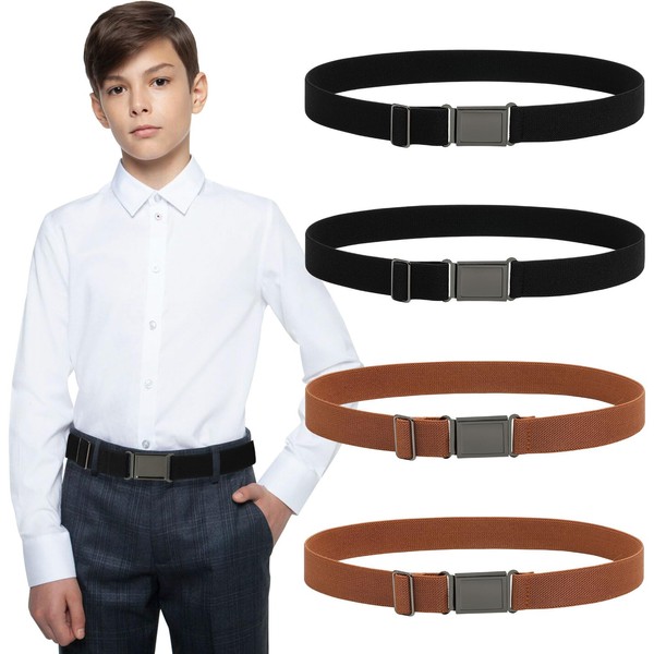 Kajeer Magnetic Boys Belt, Adjustable Elastic Kids Belts for Boys