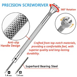 PFDHQS Eyeglass Repair Kit, Professional Grade Maintenance Tool Set with Glasses Screwdriver, Tweezers, Cloth, and Screws for Glasses (Small Kit)