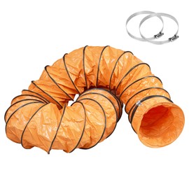 Abestorm 8" PVC Flexible Duct Hose for Filterair HEPA 550 Air Scrubber and Filterair HEPA V1/V2/V3, Easy Storage (8 Inch x 16.4 Feet, Outlet)