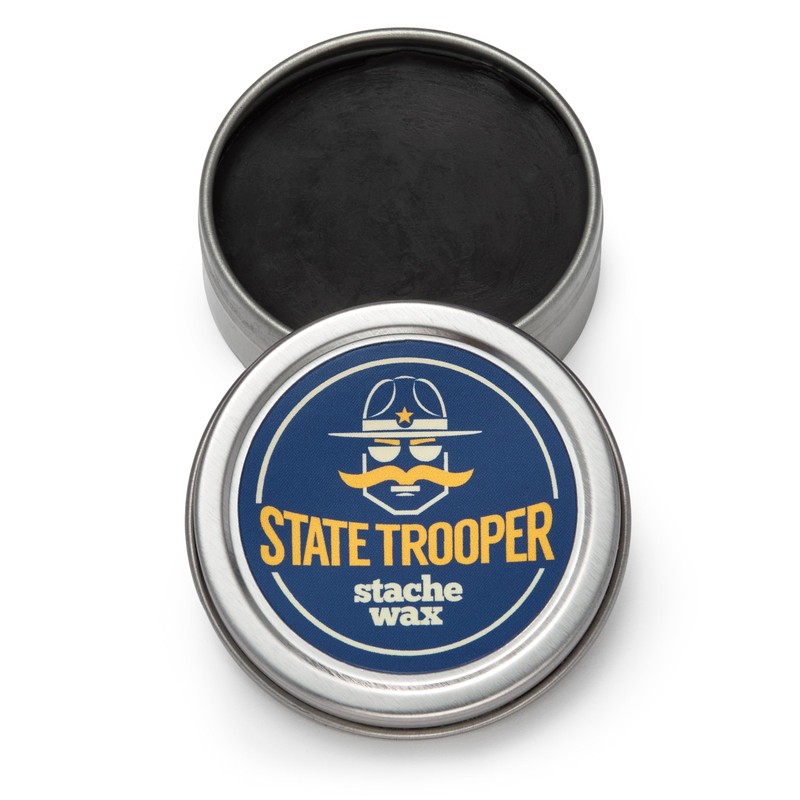 Mustache Wax - Dark Black - Medium Hold - Light