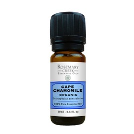Organic Cape Chamomile Essential Oil (Eriocephalus punctulatus) – 100% Pure and Natural – Undiluted – Massage and Aromatherapy – by Rosemary Creek Essential Oils (10 ml (1/3 oz))