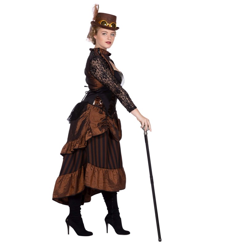 Retro Steampunk Costume Lady Victoria Dress Size 46